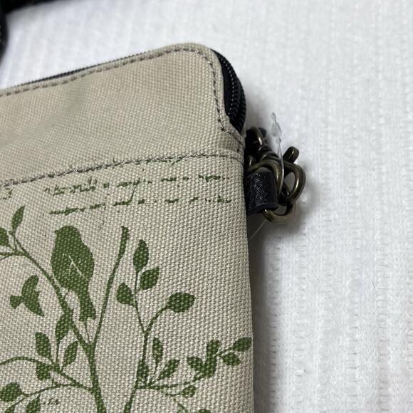 CHALA Bird Safari Canvas Crossbody Cell Phone Purse Adjustable Strap Sand - Picture 3 of 6